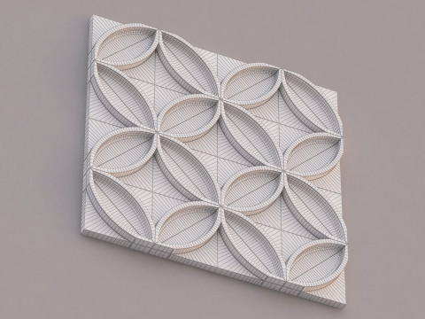 Decorative Wall Panel 016 3D Model