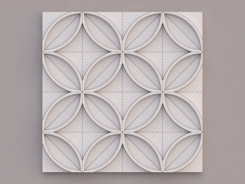 Decorative Wall Panel 016 3D Model
