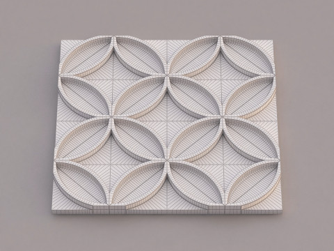 Decorative Wall Panel 016 3D Model