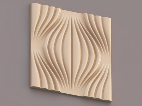 장식적인 벽 패널 017 3D 모델