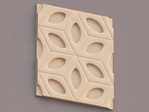 Panel Decorativo de Pared 019 Modelo 3D