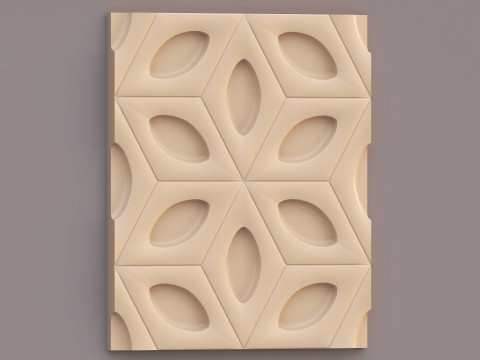 Panel Decorativo de Pared 019 Modelo 3D