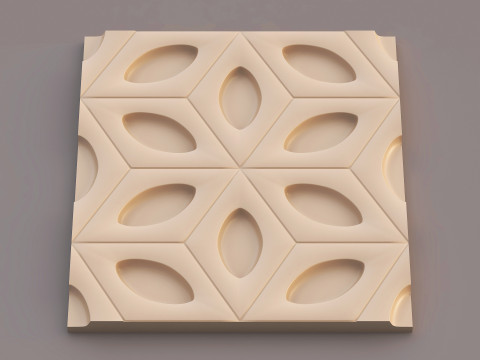 Panel Decorativo de Pared 019 Modelo 3D