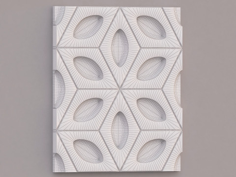 Panel Decorativo de Pared 019 Modelo 3D