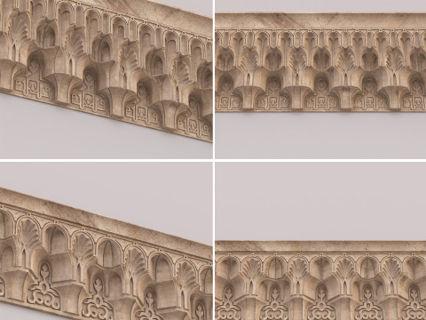 İslami Mukarnas Seti - Cilt 1 - 2 modelleri 3D Model