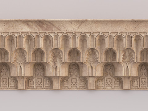 Muqarnas Architectural Set - Vol 1 - 2 models 3D Model