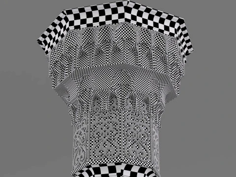 Muqarnas Architectural Column 005 3D Model