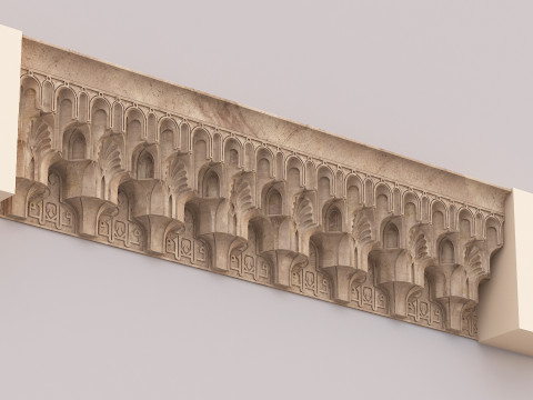 Muqarnas Architectural Set - Vol 6 - 3 models 3D Model