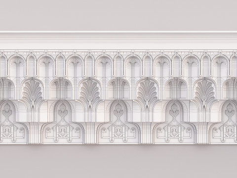 Muqarnas Architectural Set - Vol 6 - 3 models 3D Model