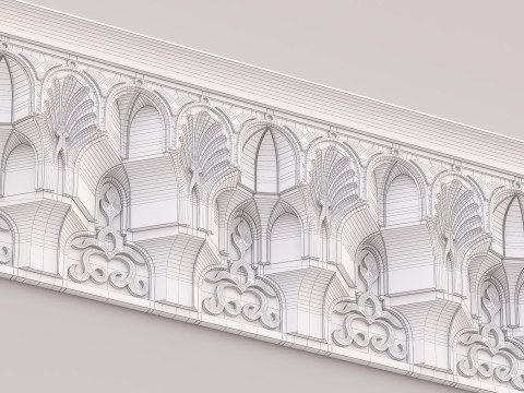 Muqarnas Architectural Set - Vol 6 - 3 models 3D Model