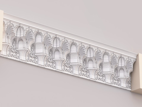 Muqarnas Architectural Set - Vol 6 - 3 models 3D Model