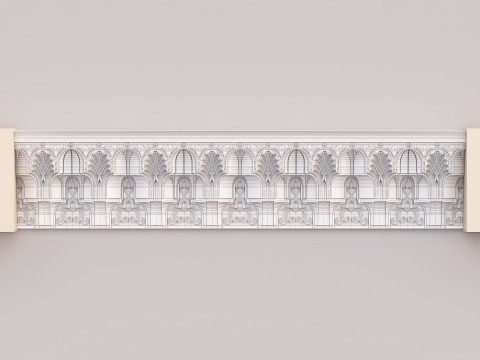 Muqarnas Architectural Set - Vol 6 - 3 models 3D Model