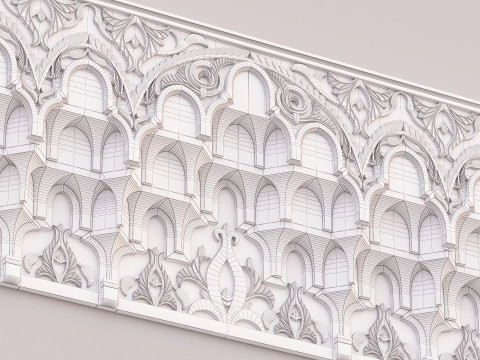 Muqarnas Architectural Set - Vol 6 - 3 models 3D Model