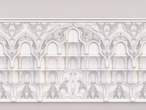 Muqarnas Architectural Set - Vol 6 - 3 models 3D Model