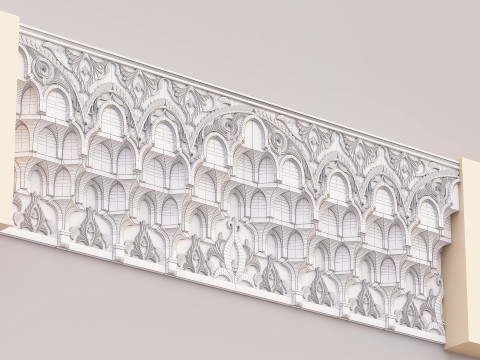 Muqarnas Architectural Set - Vol 6 - 3 models 3D Model