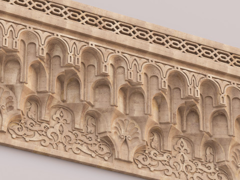 Muqarnas Architectural Set - Vol 7 - 3 Models 3D Model