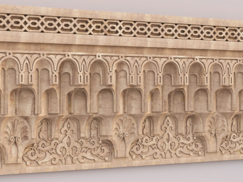 Muqarnas Architectural Set - Vol 7 - 3 Models 3D Model