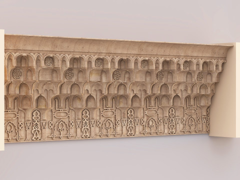 Muqarnas Architectural Set - Vol 7 - 3 Models 3D Model