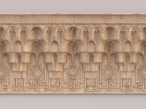 Muqarnas Architectural Set - Vol 7 - 3 Models 3D Model