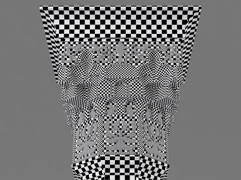 Alhambra Muqarnas Column - Stalactite Pillar - 006 3D Model