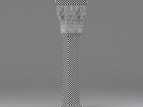Alhambra Muqarnas Column - Stalactite Pillar - 006 3D Model