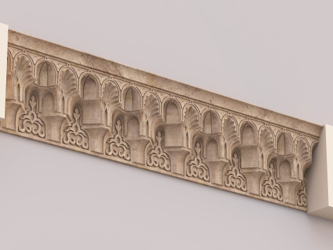 Muqarnas Architectural Set - Vol 9 - 4 Models 3D Model