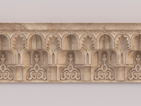 Muqarnas Architectural Set - Vol 9 - 4 Models 3D Model