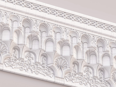 Muqarnas Architectural Set - Vol 9 - 4 Models 3D Model