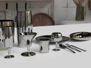 Dishes 3D-Modell