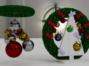 Dekoracja noworoczna Model 3D