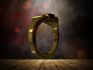 Playboy Ring Model 3D