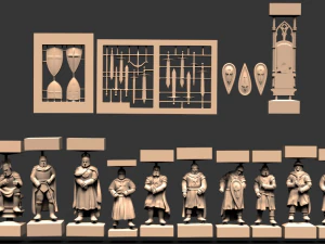 Ha&ccedil;lılar Satran&ccedil; stl 3D Baskı Modeli