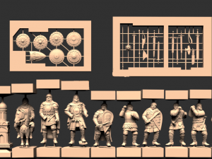 MEDIEVAL CHESS STL 3D Print Model