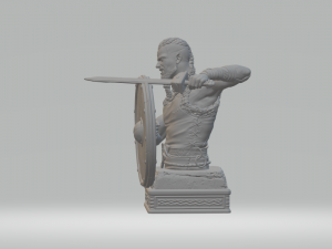 VIKING CHESS SET STL 3D Print Model