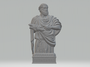 GREEK CHESS SET STL 3D Print Model