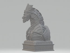 GREEK CHESS SET STL 3D Print Model