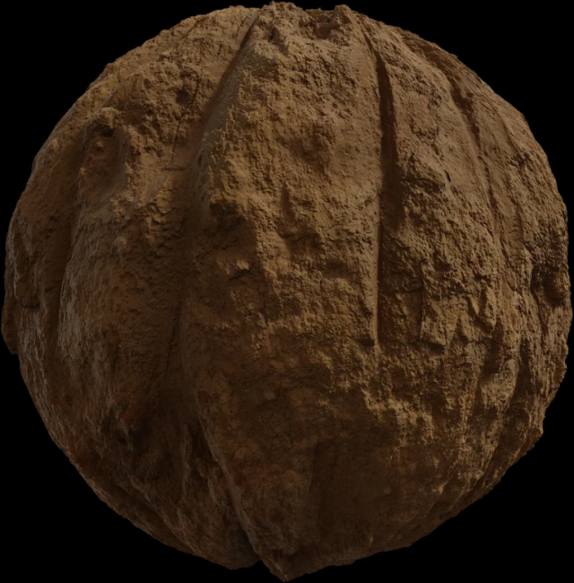 Excavated Soil Wall Textures Tekstur CG .c4d .max .obj .3ds .fbx .stl .blend 