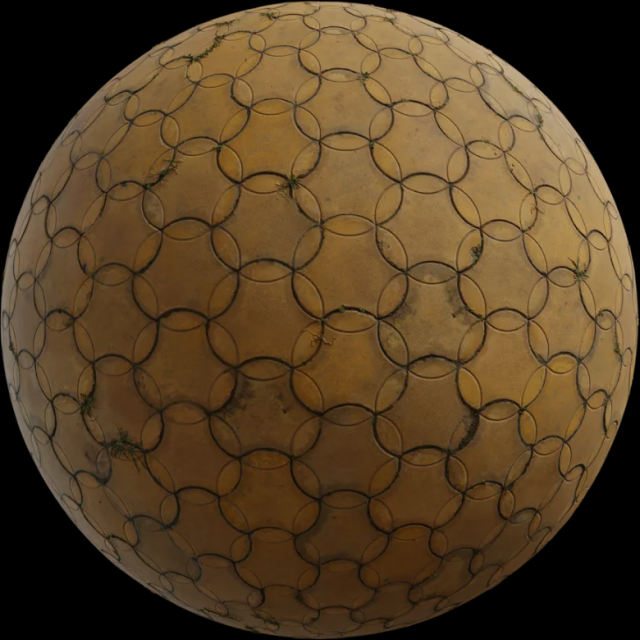 Worn Patterned Pavers Texture CG Текстури .c4d .max .obj .3ds .fbx .stl .blend 