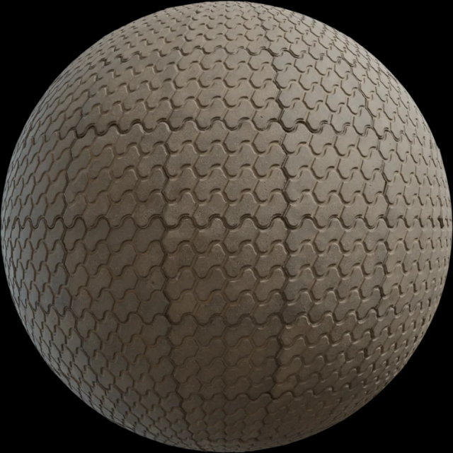 Patterned Concrete Pavers Texture CG टेक्स्चर्स .c4d .max .obj .3ds .fbx .stl .blend 