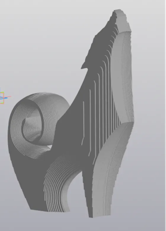 CNC cutting files Parametric wolf 3D Model .c4d .max .obj .3ds .fbx .stl .blend 