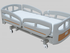 Hospital Bed - Medical Bed Medical Equipmen Modèle 3D