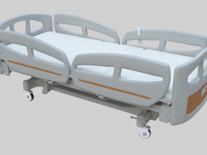 Hospital Bed - Medical Bed Medical Equipmen Modèle 3D