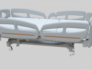 Hospital Bed - Medical Bed Medical Equipmen Modèle 3D