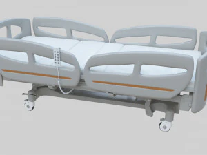 Hospital Bed - Medical Bed Medical Equipmen 3D Model