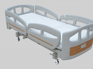 Hospital Bed - Medical Bed Medical Equipmen Modèle 3D