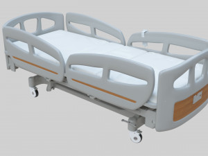 Hospital Bed - Medical Bed Medical Equipmen Modèle 3D
