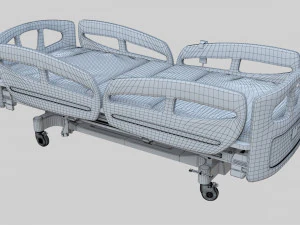 Hospital Bed - Medical Bed Medical Equipmen 3D Model