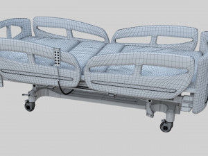Hospital Bed - Medical Bed Medical Equipmen Modèle 3D