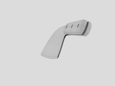 Serbian Chef Knife - Almazan Knife 3D Model