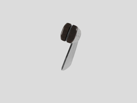 Serbian Chef Knife - Almazan Knife 3D Model